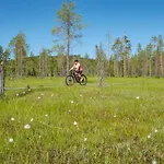 Vakantiehuis Erae, Kahden Makuuhuoneen Kelomoekki, Lukuisten Polkujen, Polkupyoeraereitin Sekae Kalaisan Tunturilammen Vieressae Syöte