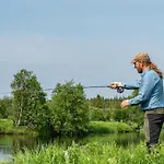 Vakantiehuis Erae, Kahden Makuuhuoneen Kelomoekki, Lukuisten Polkujen, Polkupyoeraereitin Sekae Kalaisan Tunturilammen Vieressae Syöte
