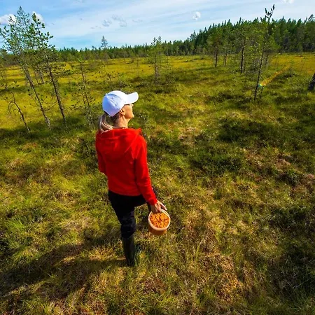 Feriehus Erae, Kahden Makuuhuoneen Kelomoekki, Lukuisten Polkujen, Polkupyoeraereitin Sekae Kalaisan Tunturilammen Vieressae *